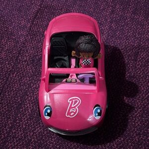 Barbie little people car with girl